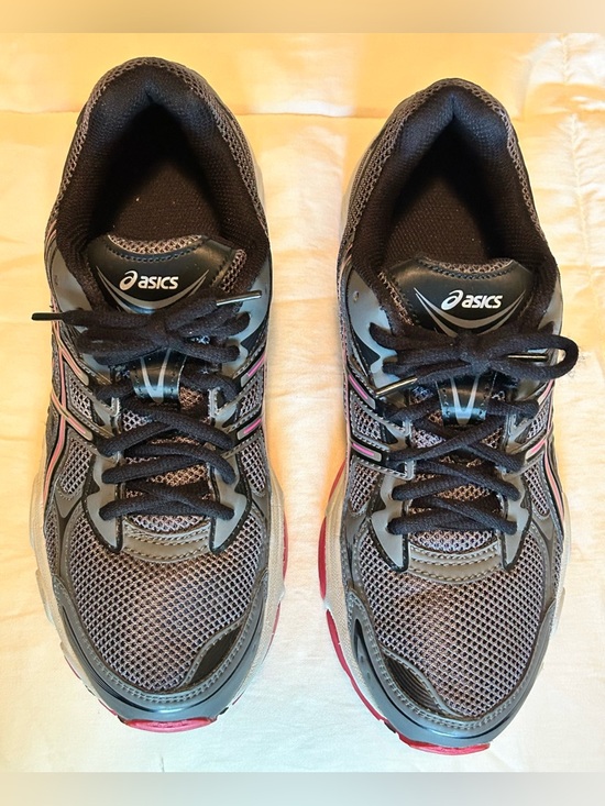 Asics Shoes - ASICS women’s Gray and Pink Athletic Running Shoes